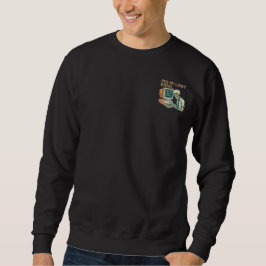 Per E-Mail Vorgestern | Lustiges Skelett 90er Retr Sweatshirt
