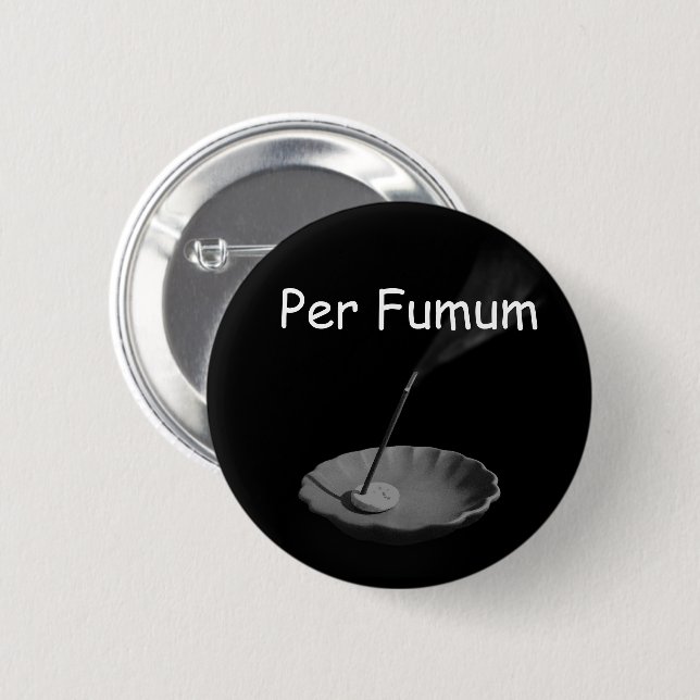 Per Fumum (type 1 標準サイズ) Button (Vorne & Hinten)