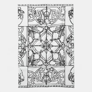 Peranakan Fliesen-Tuch Geschirrtuch