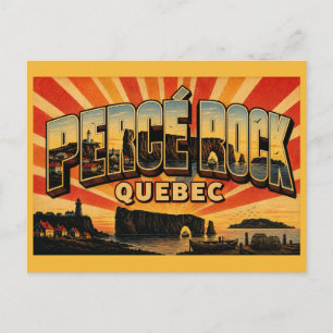 Percé-Felsen Quebec Naturwunder Postkarte