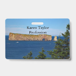 Percé Rock im Golf von St. Laurent Ausweis