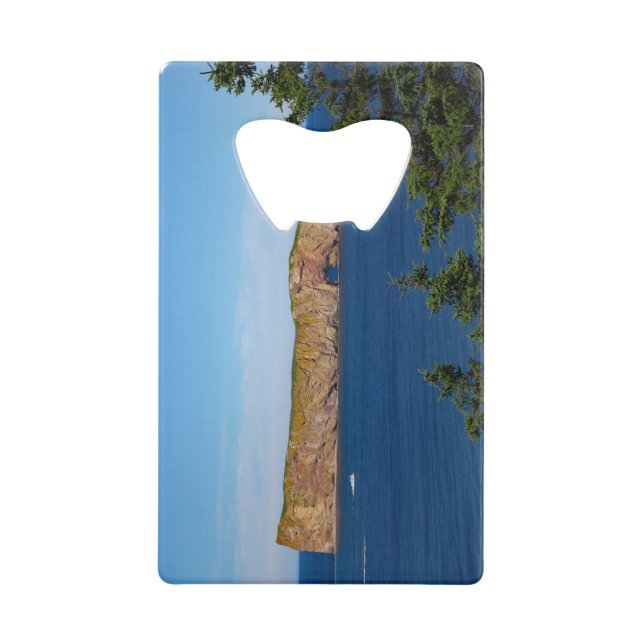 Percé Rock im Golf von St. Laurent Geldbeutel Flaschenöffner (Vorderseite)