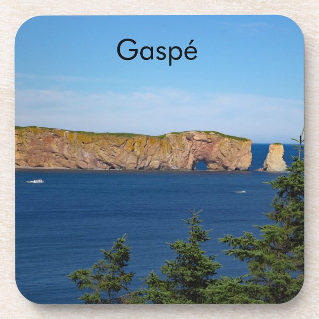 Percé Rock im Golf von St. Laurent Getränkeuntersetzer (Vorderseite)