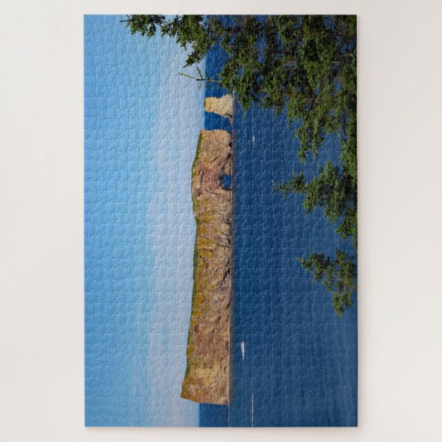 Percé Rock im Golf von St. Laurent Puzzle (Vertikal)