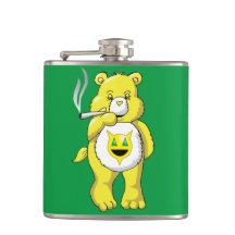 Percentum Bear Hip Flask