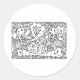 Percentum Bugz Runder Aufkleber