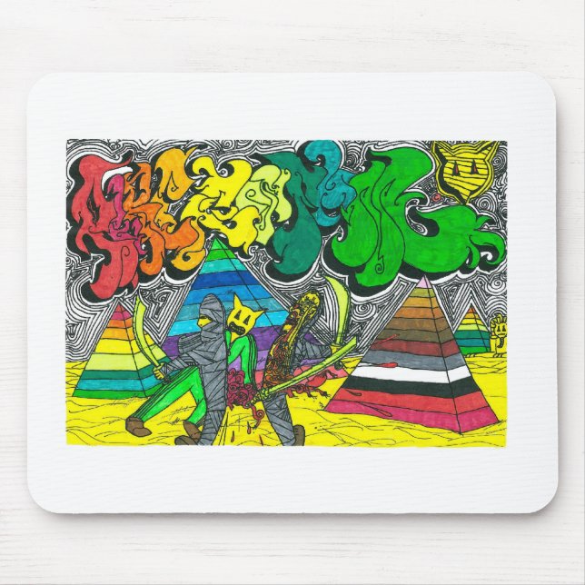 Percentum Chopping Zombies Mousepad (Vorne)