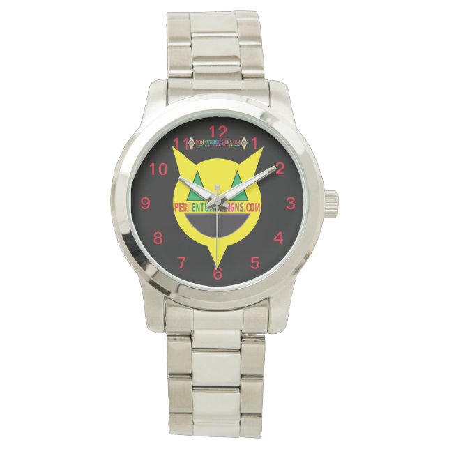 Percentum Designs Black Watch Armbanduhr (Vorderseite)