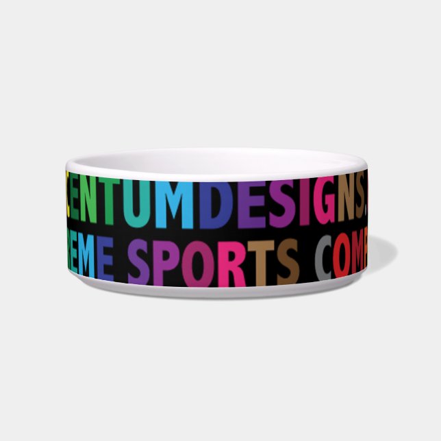 PERCENTUM DESIGNS Keramik Pet Bowl Napf (Vorderseite)