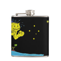 PERCENTUM DESIGNS Surfer Hip Flask