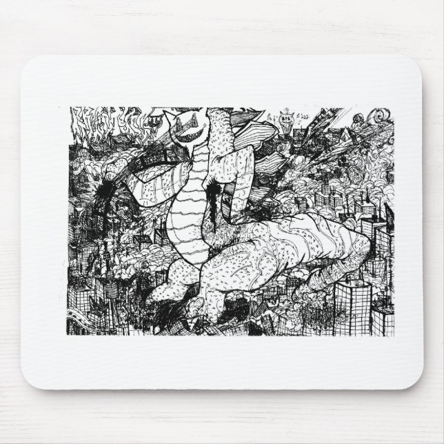 Percentum Godzilla Mousepad (Vorne)