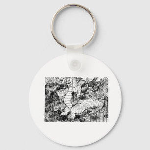 Percentum Godzilla Schlüsselanhänger