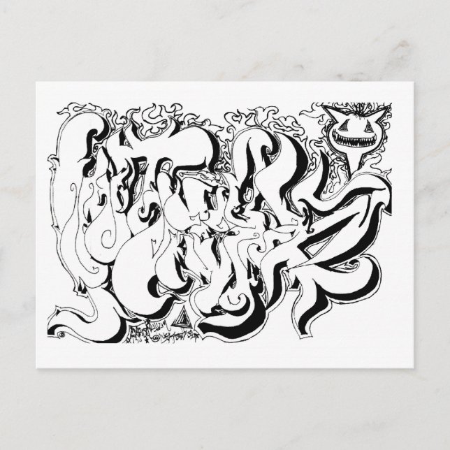 Percentum Graph Postkarte (Vorderseite)