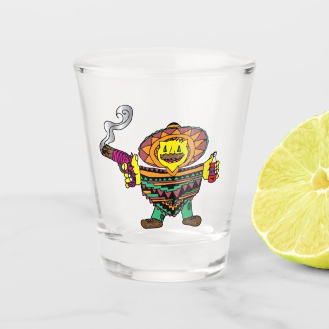 Percentum Mexican Shot Glass 2 Schnapsglas (Vorderseite)