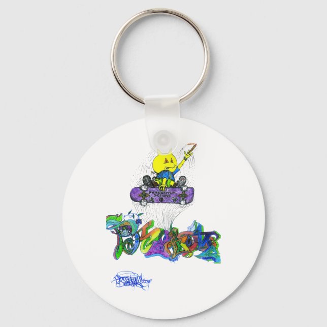 Percentum Ollie Schlüsselanhänger (Vorderseite)