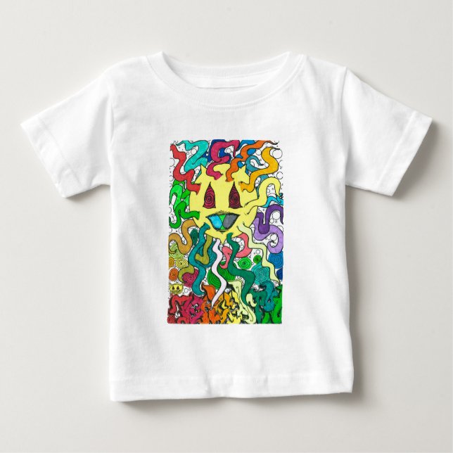 Percentum Sun - Percentum Designs Baby T-shirt (Vorderseite)