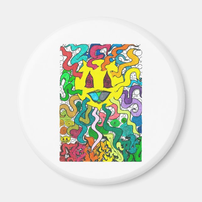 Percentum Sun - Percentum Designs Magnet (Vorne)