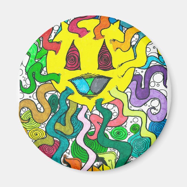 Percentum Sun - Percentum Designs Magnet (Vorne)