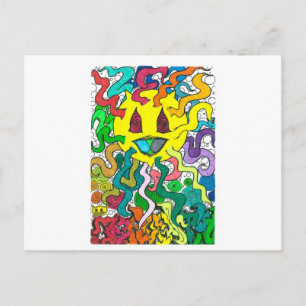 Percentum Sun - Percentum Designs Postkarte