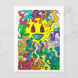 Percentum Sun - Percentum Designs Postkarte