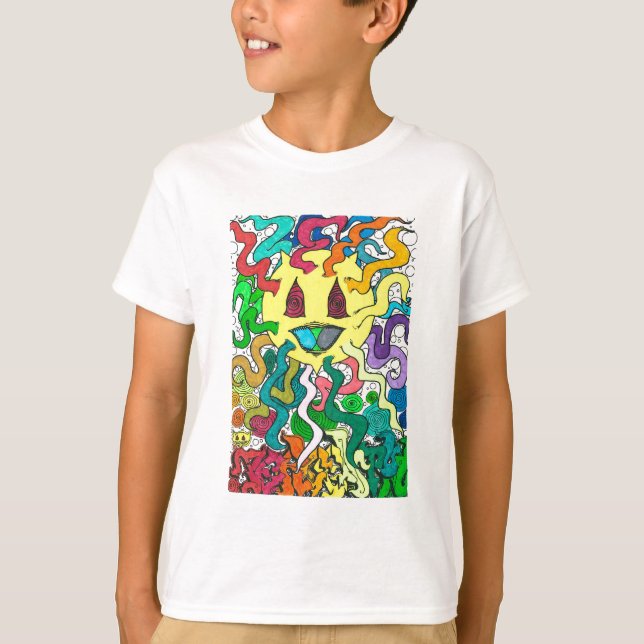 Percentum Sun - Percentum Designs T-Shirt (Vorderseite)