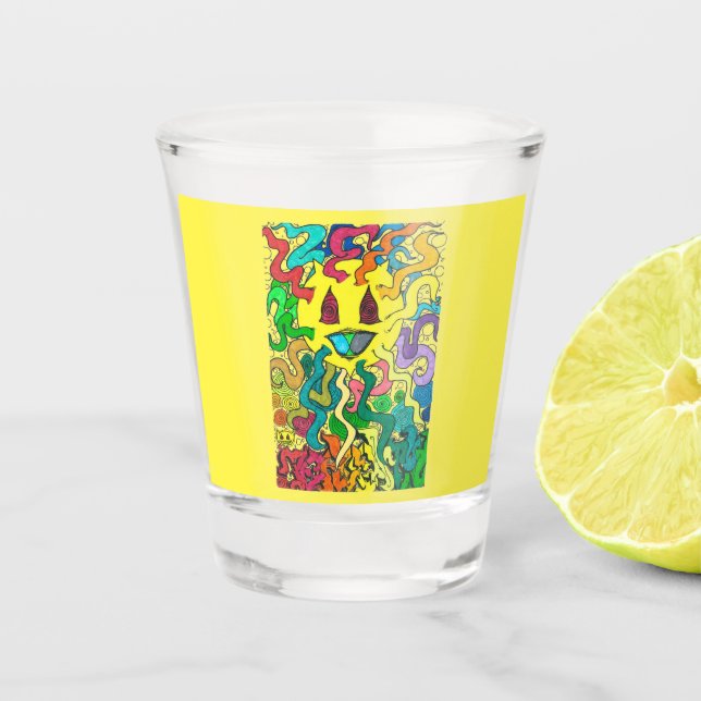 Percentum Sun Shot Glass Schnapsglas (Vorderseite)