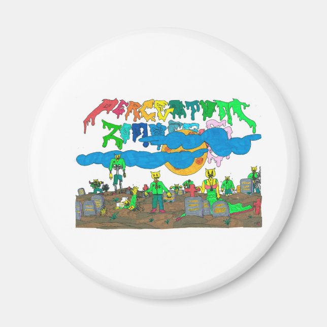 Percentum_Zombies Magnet (Vorne)