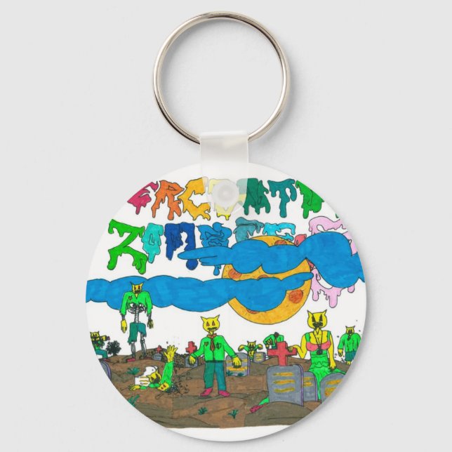 Percentum_Zombies Schlüsselanhänger (Vorderseite)