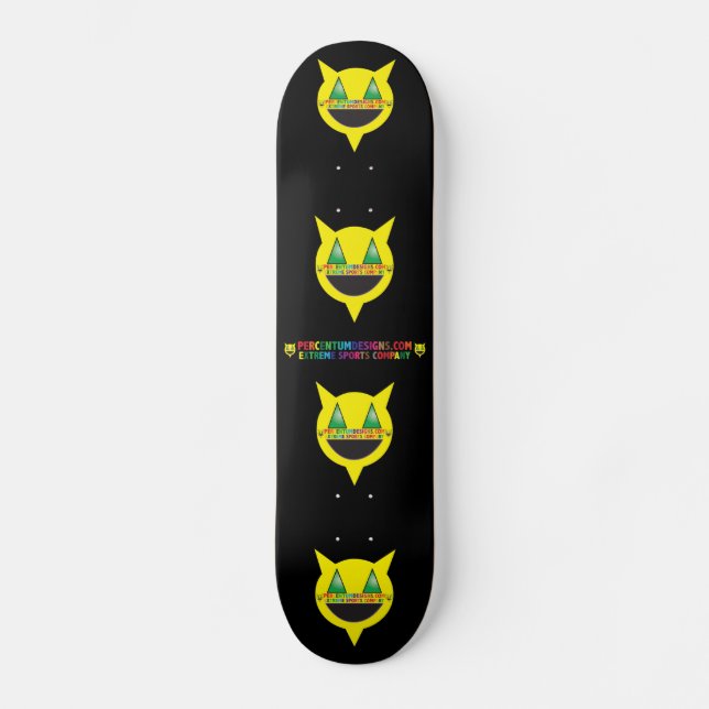 PERCENTUMDESIGNS.COM 3 Skateboard (Vorderseite)