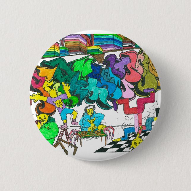 PercentumHipHop Button (Vorderseite)