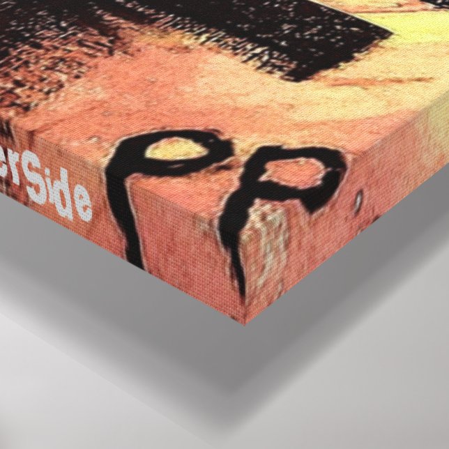 Perception Collage Stretched Canvas Print Leinwanddruck (Ecke(Unten))