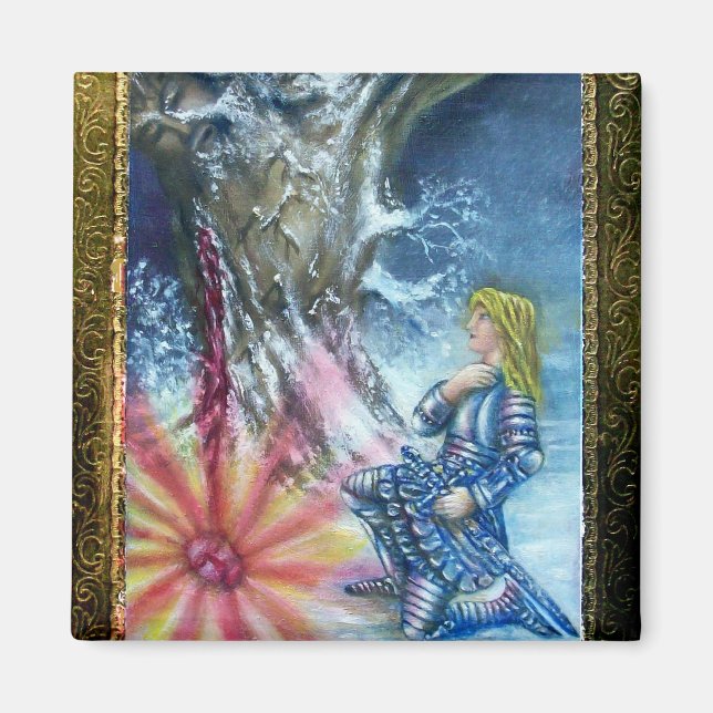 PERCEVAL UND VISION DES HEILIGEN GREIFENS MAGNET (Vorne)