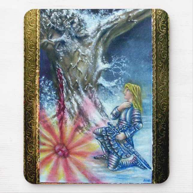 PERCEVAL UND VISION DES HEILIGEN GREIFENS MOUSEPAD (Vorne)