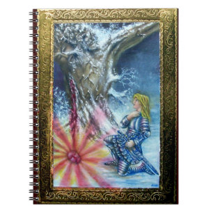 PERCEVAL UND VISION DES HEILIGEN GREIFENS NOTIZBLOCK