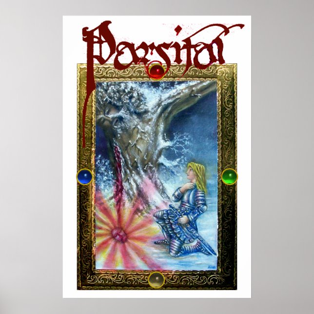 PERCEVAL UND VISION DES HEILIGEN GREIFENS POSTER (Vorne)