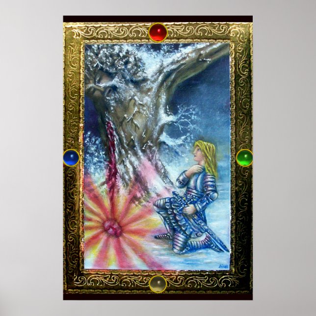 PERCEVAL UND VISION DES HEILIGEN GREIFENS POSTER (Vorne)