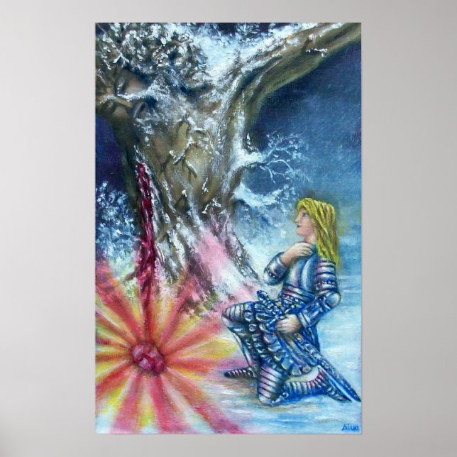 PERCEVAL UND VISION DES HEILIGEN GREIFENS POSTER (Vorne)