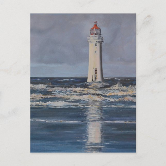 Perch Rock Lighthouse Postkarte (Vorderseite)