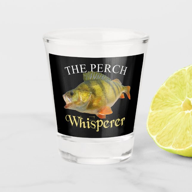 Perch Whisperer Dark Schnapsglas (Vorderseite)