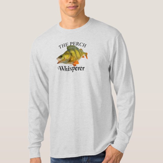 Perch Whisperer Light Long Sleeve T-Shirt (Vorderseite)