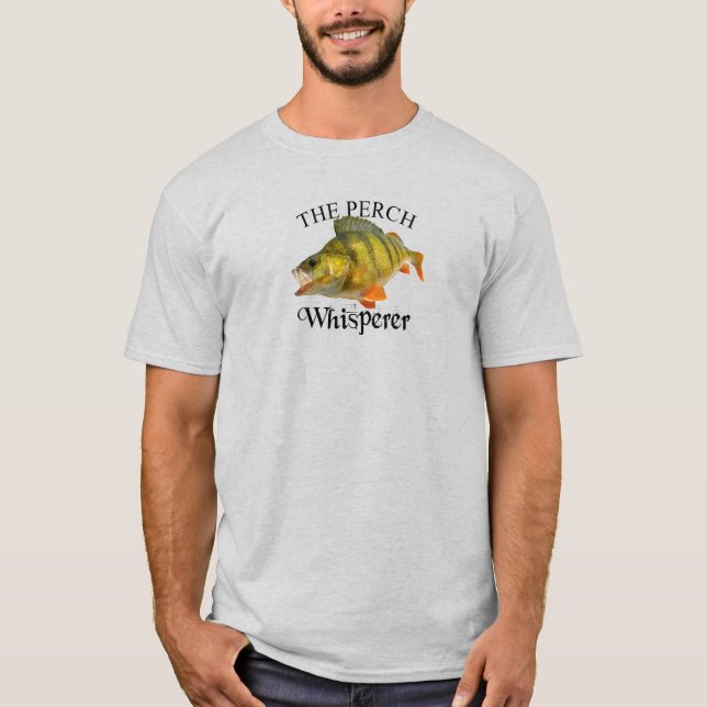 Perch Whisperer Light T - Shirt (Vorderseite)