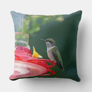 Perched Hummingbird Kissen