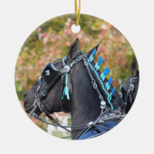 Percheron-Ornament Keramik Ornament