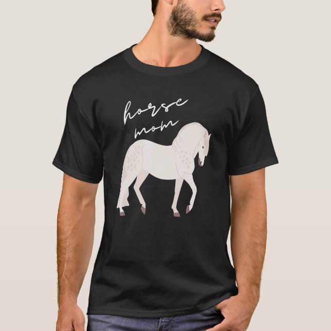 Percheron-Pferdemutter für Frauen T-Shirt (Vorderseite)