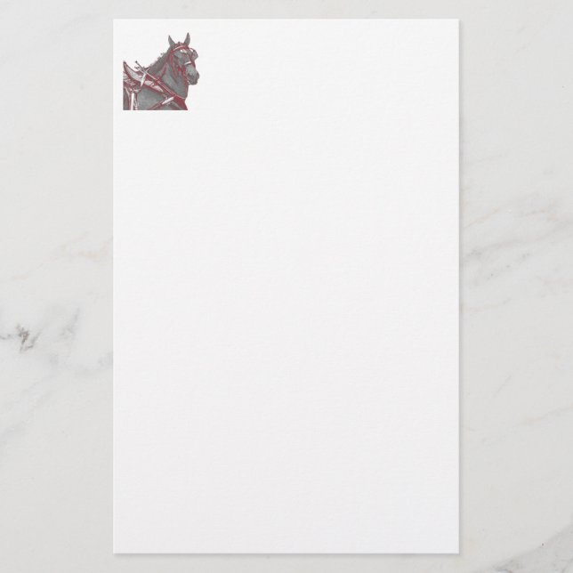 Percheron Stationery Briefpapier (Vorderseite)