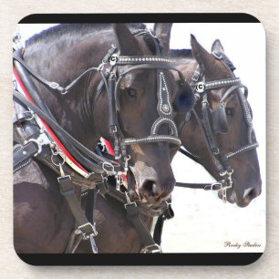 Percheron Team-Untersetzer Getränkeuntersetzer
