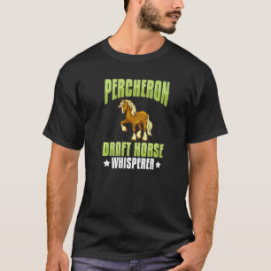 Percheron Zugpferd Reitsattel   T-Shirt