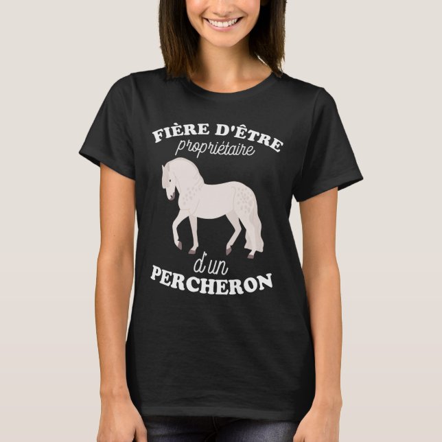Percheronpferd T-Shirt (Vorderseite)