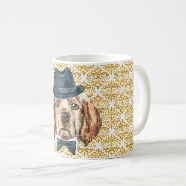 Percival der Labrador Kaffee-Tasse Kaffeetasse (VorderseiteRechts)