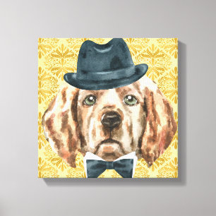 Percival des Labradors überzogene Canvas Print Leinwanddruck
